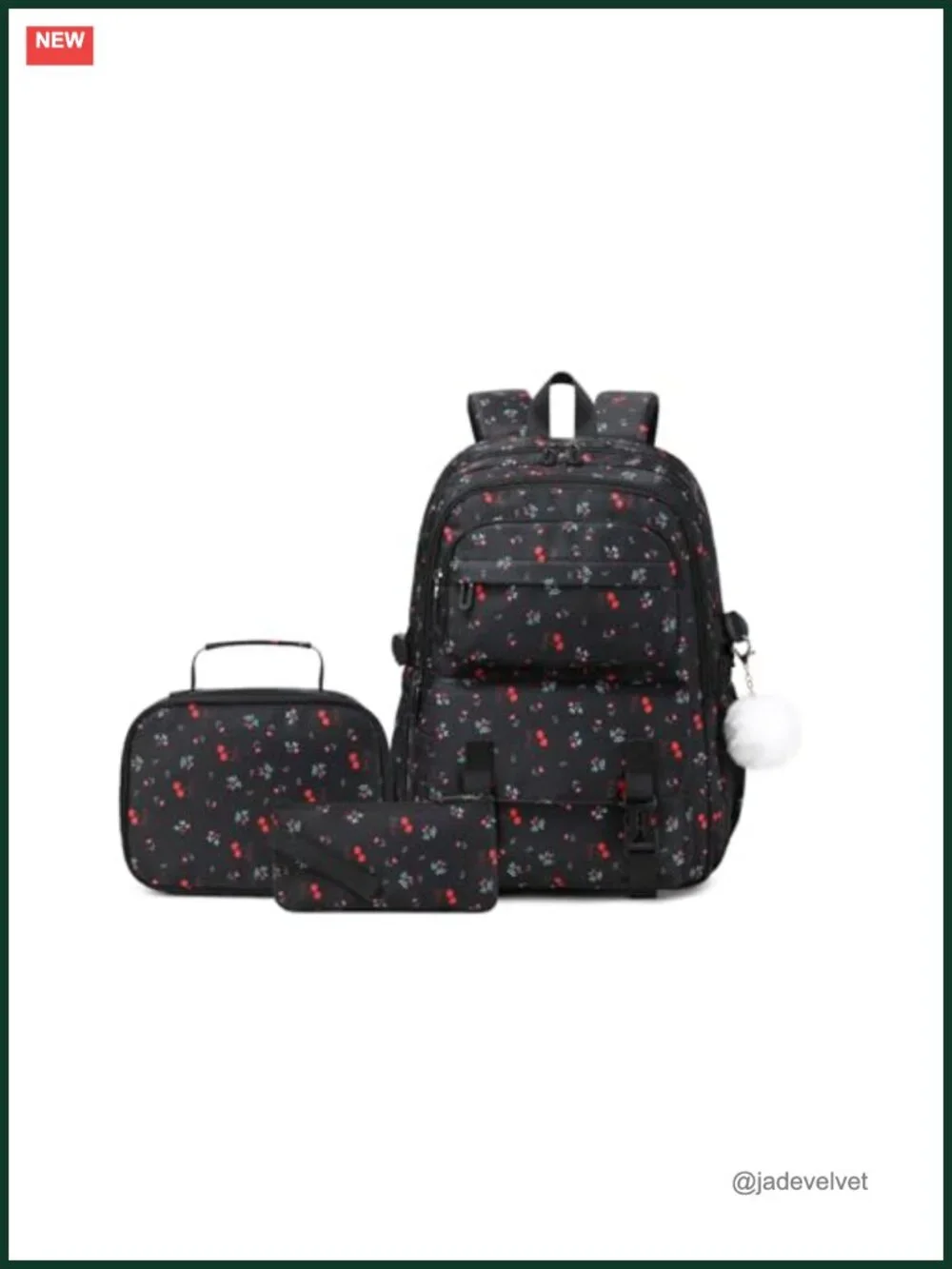 Kids Backpack with Lunch Box Set Daypack Large Bookbag Teen Girl
